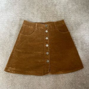 Brandy Melville Soft Button Skirt
